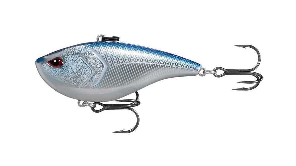 Rapala El Diablo Lipless Crankbait 2.5in, 1/2oz, Chrome Blue Back, 2.5in, ED65-59