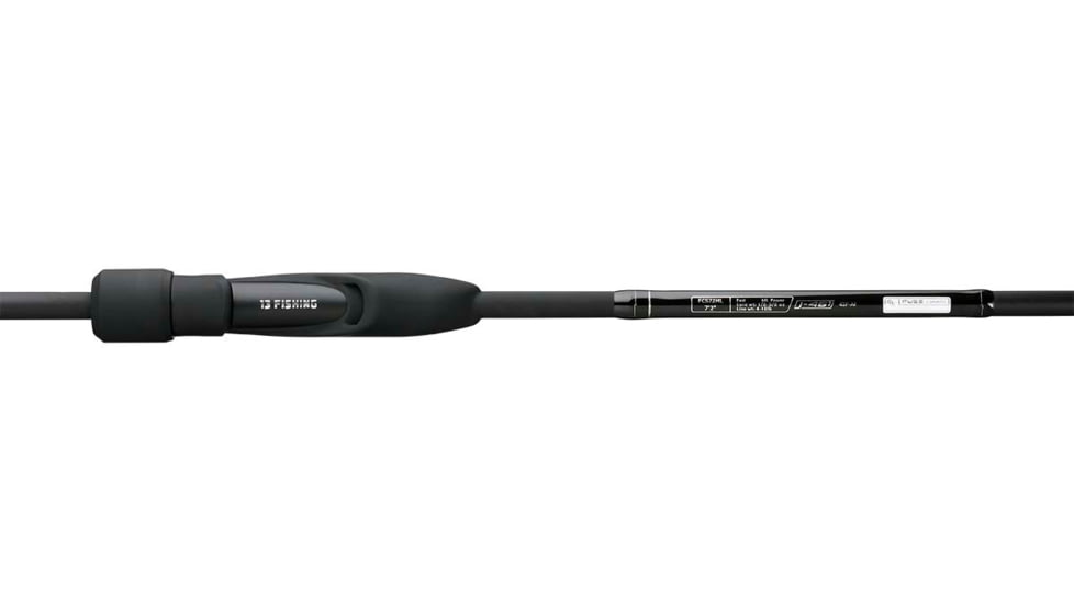 Rapala Fuse Carbon ML Spinning Rod, Black, 7ft2in, FCS72ML