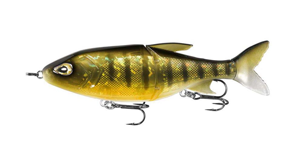 Rapala Glidesdale Glide Bait 6.6in, 2.5oz, Clear Perch, 6.6in, G185-65