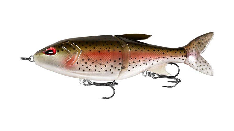 Rapala Glidesdale Glide Bait 6.6in, 2.5oz, Rainbow Trout, 6.6in, G185-76