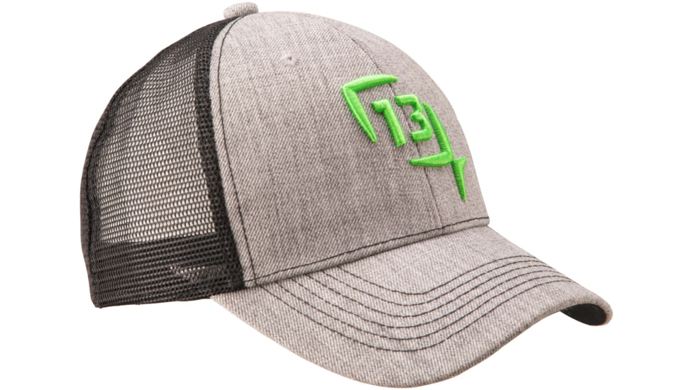 Rapala Green Matter Curved Brim Snapback Ballcap - Men's, Gray, One Size, 13FCGGRN