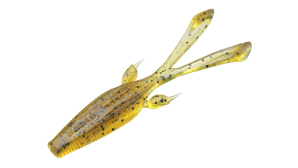 13 Fishing Invader Creature Bait Creature Bait, 7, 4.25in, Mustard Water, RE-IV-9