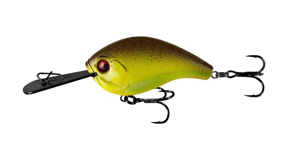 Rapala Jabber Jaw Hybrid Squarebill 1/2oz, 3-5ft, Chartreuse Root Beer, 2.3in, JJC60-80
