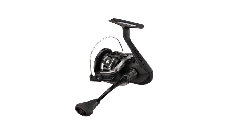 Rapala Kalon O Blackout Spinning Reel 5.2:1 Gear Ratio, Flash, Salt-Clam Pack, Black, 2, KLO-5.2-2.0-CP