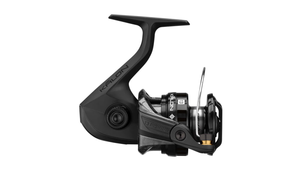Rapala Kalon O Blackout Spinning Reel 5.2:1 Gear Ratio, Flash, Salt-Clam Pack, Black, 2, KLO-5.2-2.0-CP
