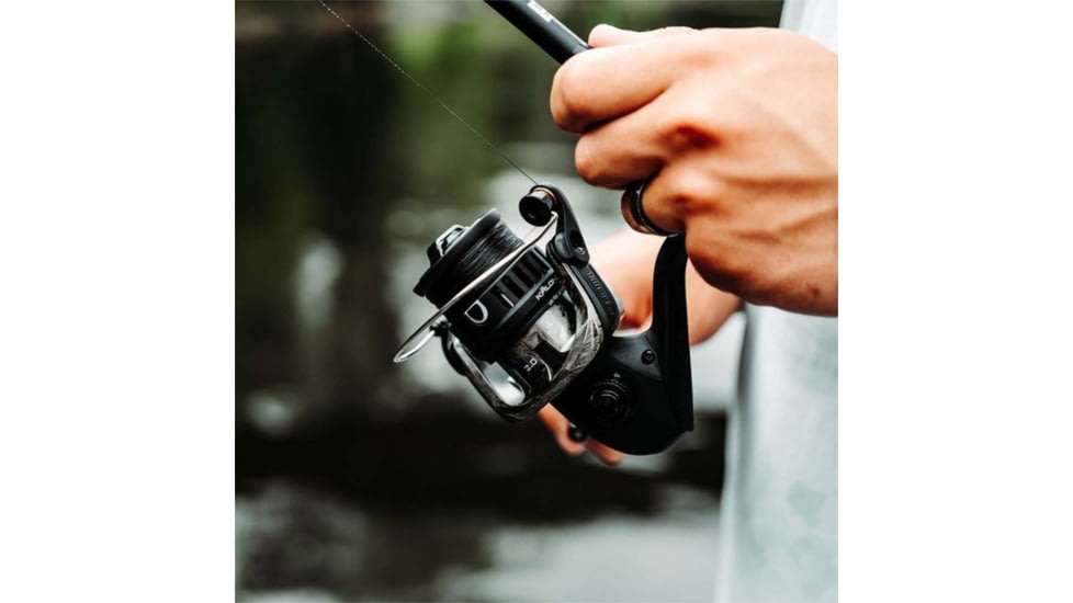 Rapala Kalon O Blackout Spinning Reel 5.2:1 Gear Ratio, Flash, Salt-Clam Pack, Black, 2, KLO-5.2-2.0-CP