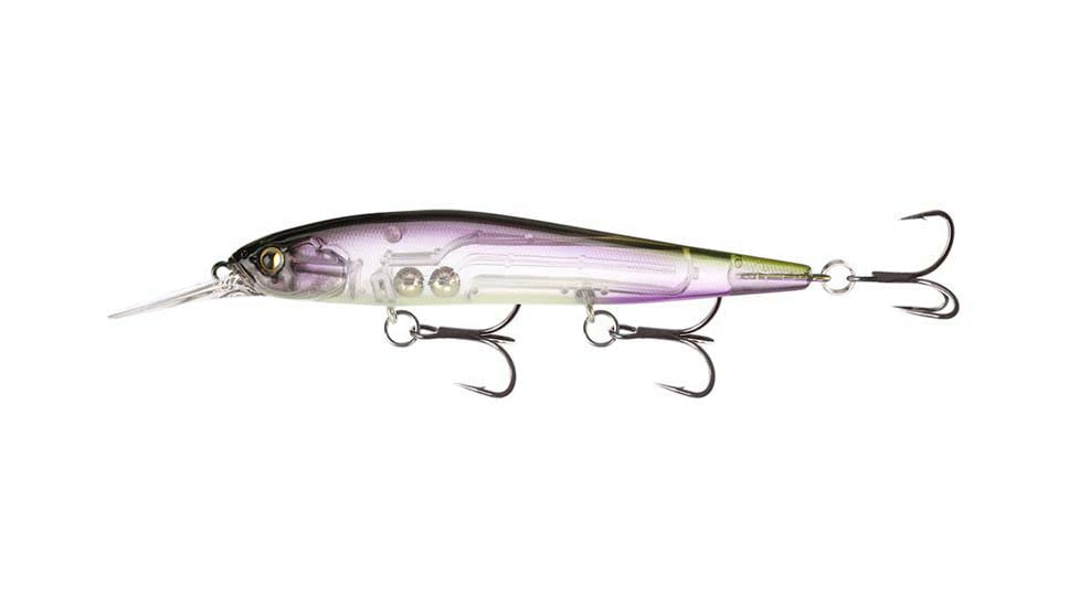 Rapala Loco Special Jerkbait 4.25in, 9/16oz, 3-5ft, Black Lavender, 4.25in, LS35-39