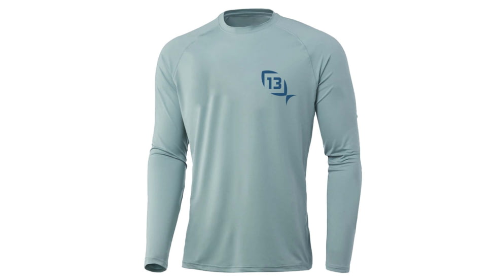 Rapala Marsh Master Performance Long Sleeve Logo Shirts - Men's, Blue/Red, Large, PSLS3-L