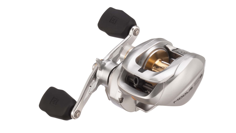 Rapala Modus C2 Baitcast Reel, 8.1:1 Gear Ratio, Right Hand Retrieve, Flash, Gray, 200, MODC2-8.1-RH