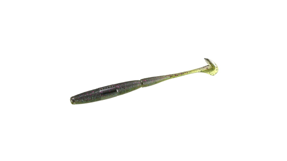 13 Fishing Ninja Swimming Worm, feat. Ninja Tail, 5.5in 7/Pack, Mardi Craw, NJW5.5-22