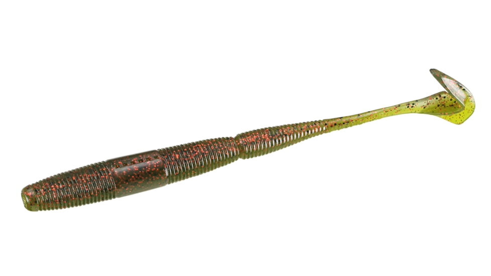 13 Fishing Ninja Swimming Worm, feat. Ninja Tail, 5.5in 7/Pack, OG Sour, NJW5.5-15