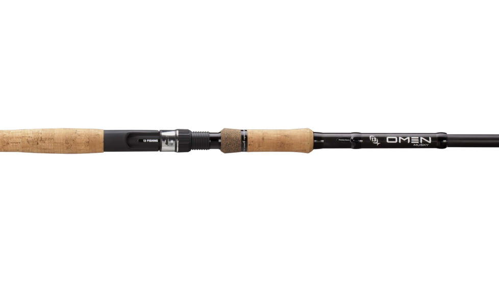 Rapala Omen Black Musky Casting Rod, 9ft 7in, X Heavy, Fast, Telescopic, OBMC96XH-TELE