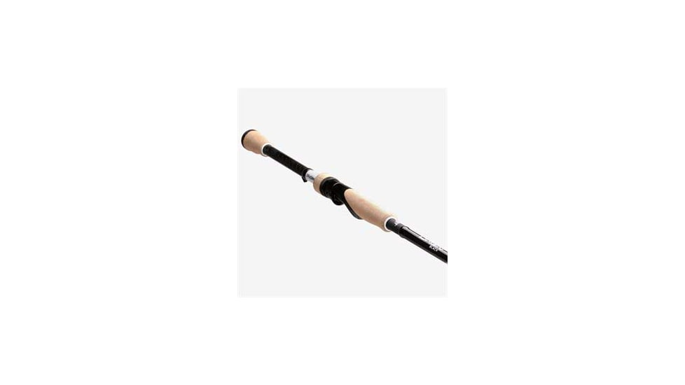 Rapala Omen Black Spinning Rod, 6ft 7in, Medium Light, Extra Fast, 1 Piece, OB3S67ML