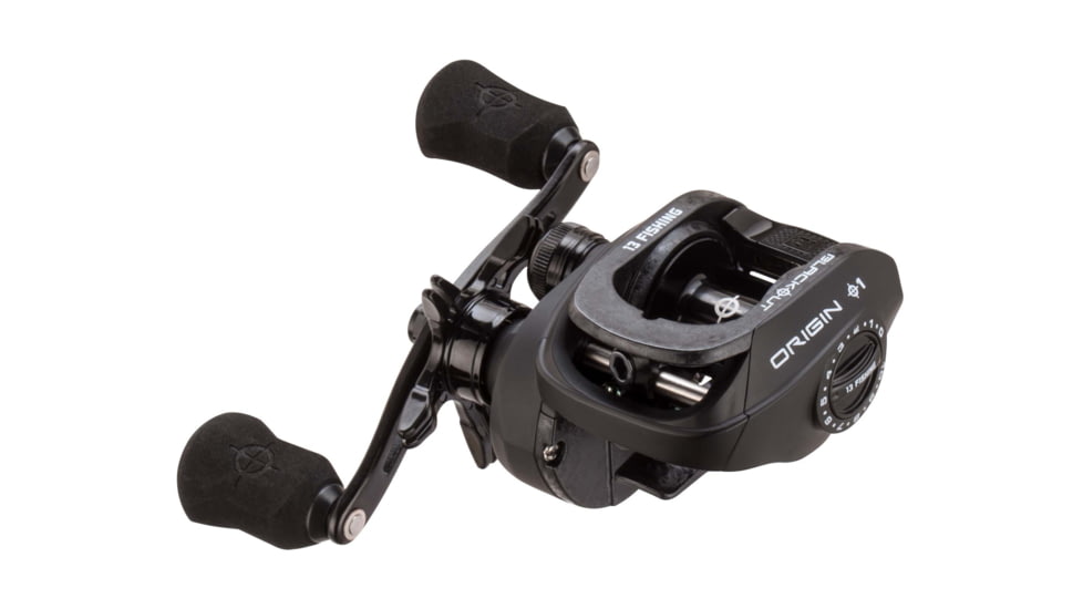 Rapala Origin O1 Blackout Baitcast Reel 7.3:1 Gear Ratio, Right Hand Retrieve, 100 Size, Fresh, Black, 100, OBO1-7.3-RH