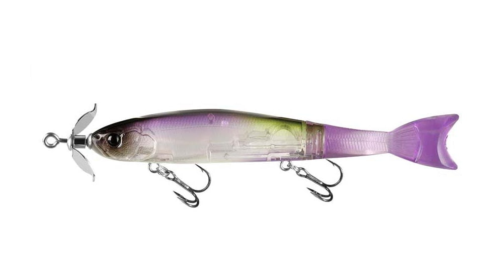Rapala Shadow Spin Hybrid Spy Bait, Swimbait 3/4oz, Black Lavender, 5in, KW125-39