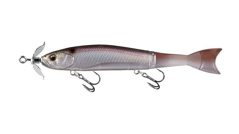 Rapala Shadow Spin Hybrid Spy Bait, Swimbait 3/4oz, Casper Shad, 5in, KW125-24