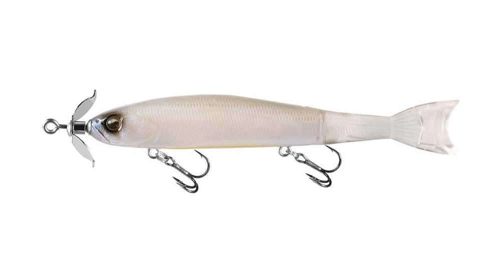 Rapala Shadow Spin Hybrid Spy Bait, Swimbait 3/4oz, French Pearl, 5in, KW125-64