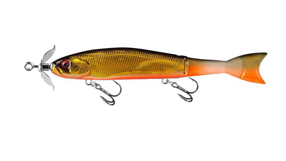 Rapala Shadow Spin Hybrid Spy Bait, Swimbait 3/4oz, Goldilocks, 5in, KW125-67