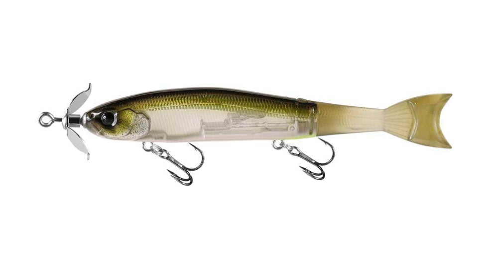 Rapala Shadow Spin Hybrid Spy Bait, Swimbait 3/4oz, Lucky Charm, 5in, KW125-23