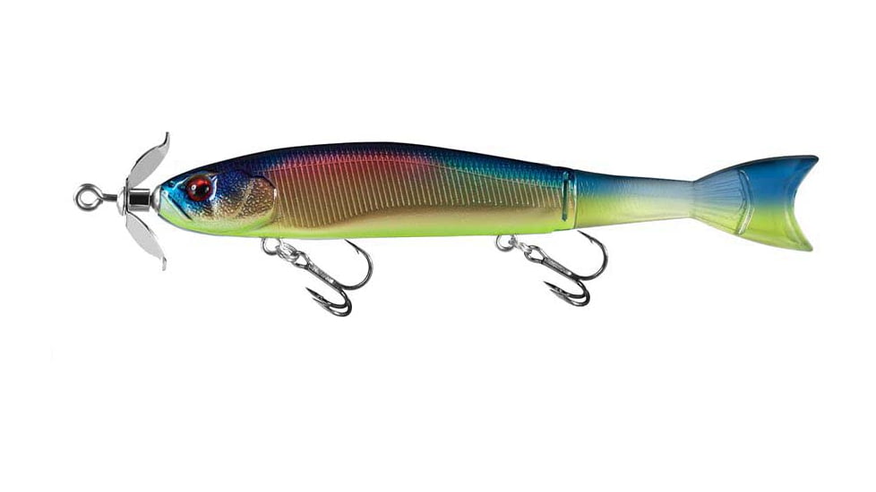 Rapala Shadow Spin Hybrid Spy Bait, Swimbait 3/4oz, Rainbow Shad, 5in, KW125-66