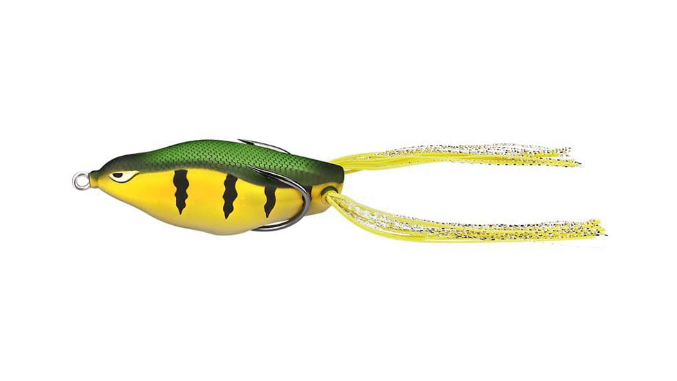 Rapala Trash Panda Walking Frog 2.5in, 9/16oz, Pimpin Perch, 2.5in, TPWF-33
