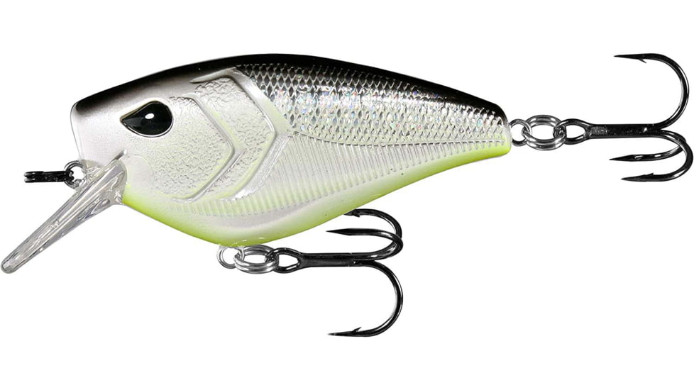 Rapala Warthog Squarebill 3/4oz, 5in, Neon Disco Shad, 2.75in, W70-5-38