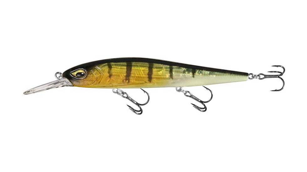Rapala Whipper Snapper Jerkbait, 9/16oz, Clear Perch, 4.25in, WS110-9-65
