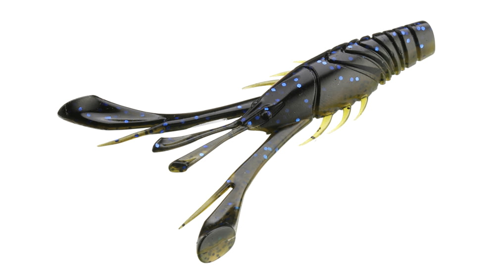 13 Fishing Wobble Craw Creature Bait, 5, 4.25in, Black &amp; Tan, RE-WC4.25-16