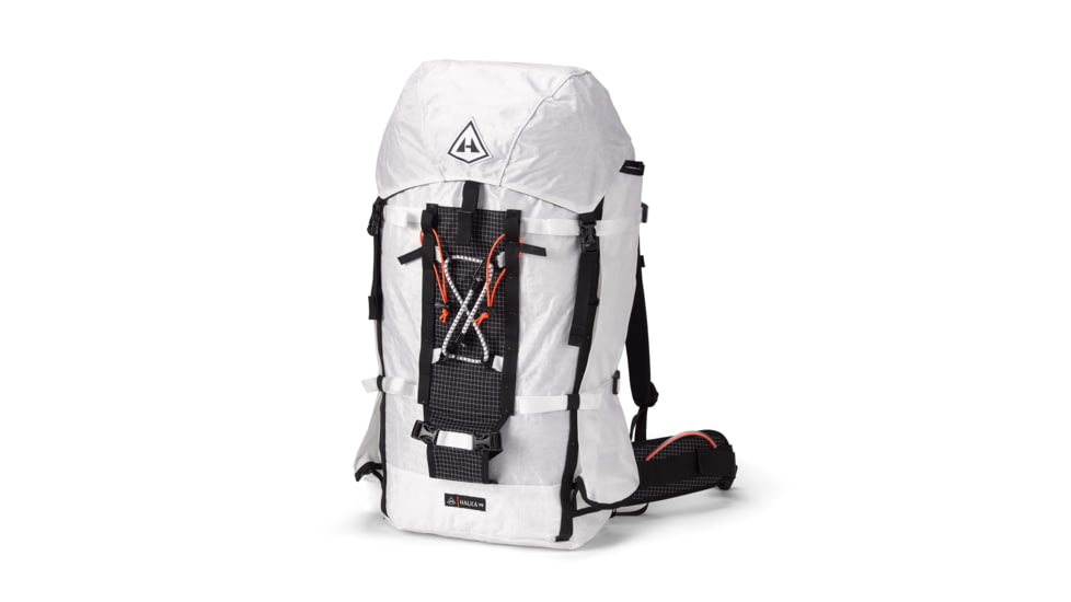 Hyperlite Mountain Gear Ultralight Mountaineering Backpack 70L Dyneema Pack for High Altitude Mountaineering, White, Small, Hyperlite Mountain Gear Halka 70 FE0A8091, 7745070661677