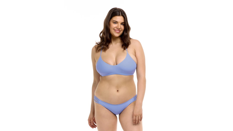 Body Glove Smoothies Ruth Fixed Triangle Swim Top - Periwinkle 7172ABAC, M, Periwinkle, 39-506226-Periwinkle-M