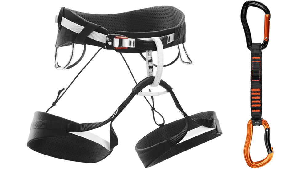 17cm Electron Sport Quickdraw in Orange/Black Bundle with M Black/White Mosquito Harness