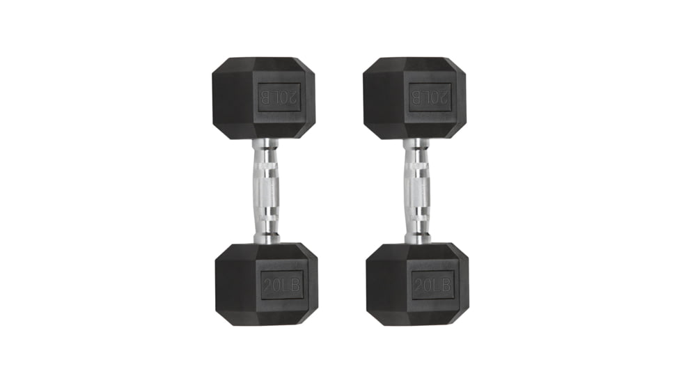 Flybird Fitness Flybird Rubber Hex Dumbbells 2E92C108, 8039391789314