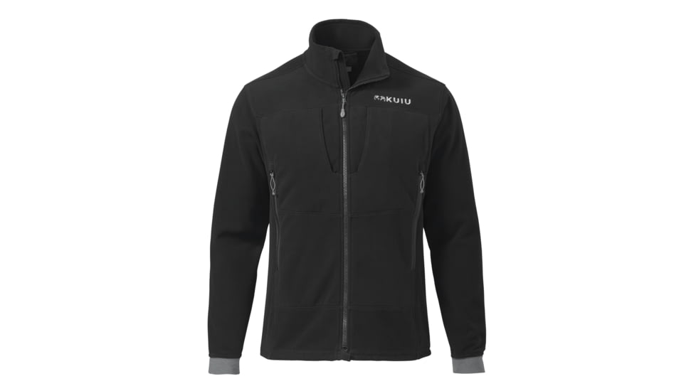 Kuiu Wind Pro Fleece Full Zip Hunting Jacket - Men's, Black, 3XL, Adult, Male, 7461325570206
