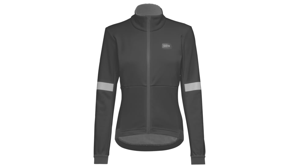 GOREWEAR Tempest Cycling Jacket Womens in Black XS 0-2 Slim fit Windproof 178FB506, 100818-9900-36