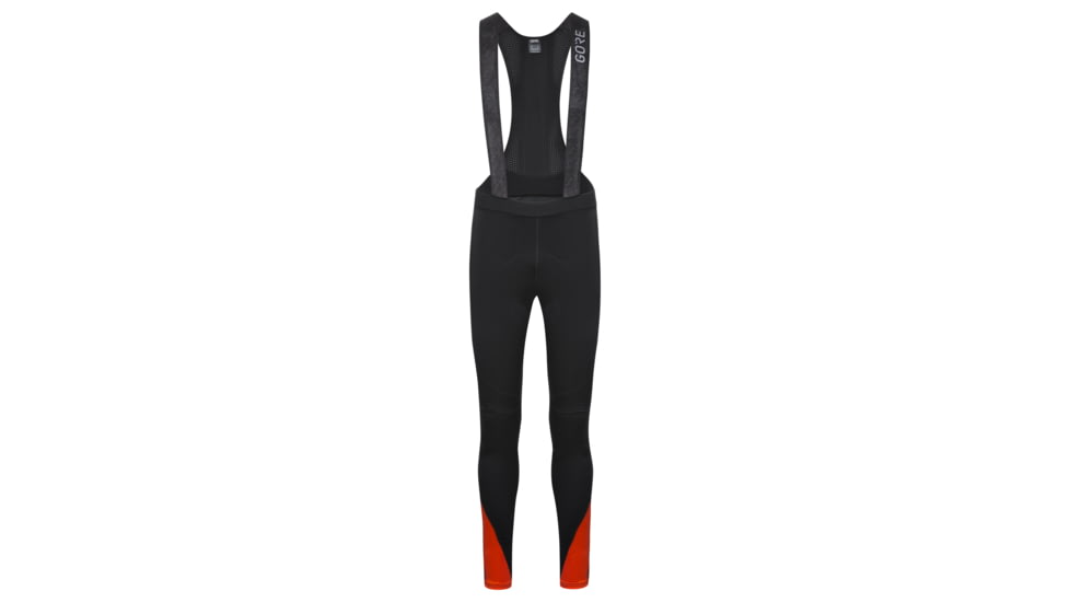 GOREWEAR Mens C5 Thermo Cycling Bib Tights+ in Black/Fireball XL Form fit EA2C55E7, 100643-99AY-XXL