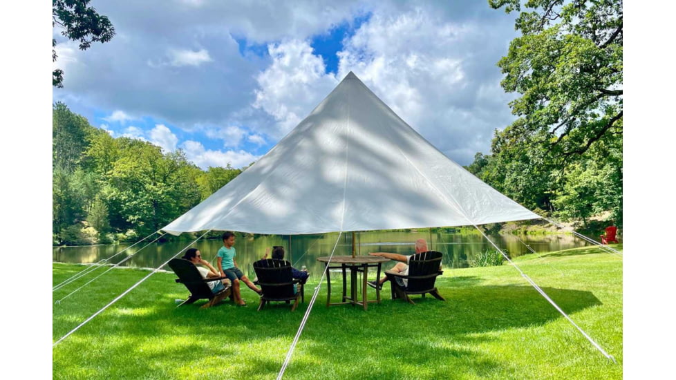 Life Intents Umbrah Sun Shade Canopy Tent, Natural, 18ft, 5416192278693