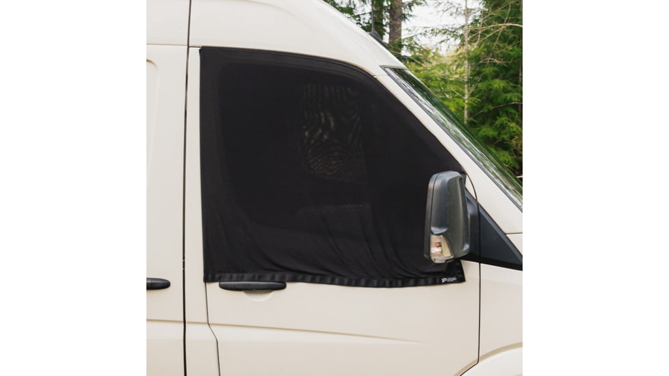 Luno Camper Van Window Screens, Set of 2, Black, One Size, van-window-screens