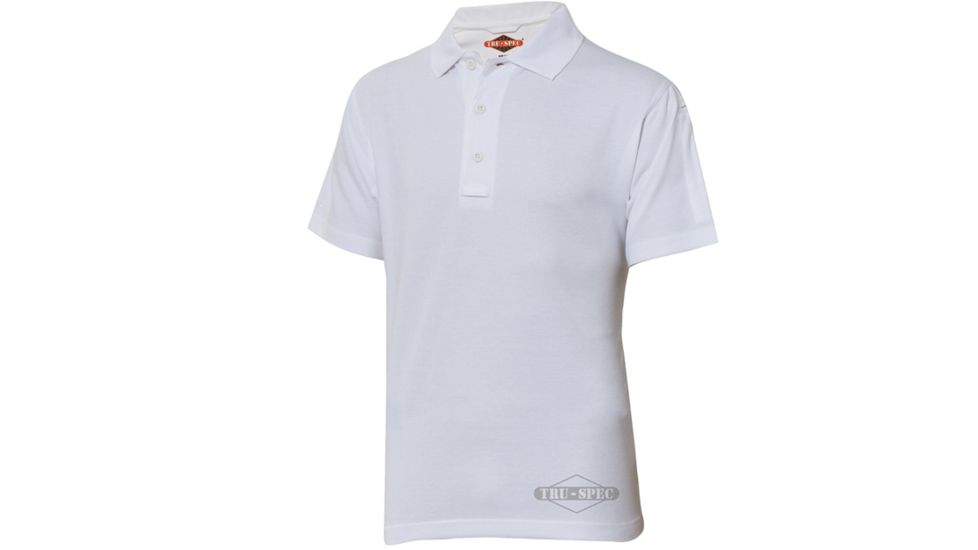 24 7 Series 4326006 Mens Short Sleeve Polo Shirt White