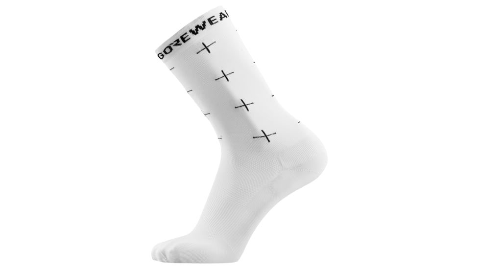 GOREWEAR Essential Daily Socks in White 10.5-12 Form fit 8C36FC89, 100964-0100-XL