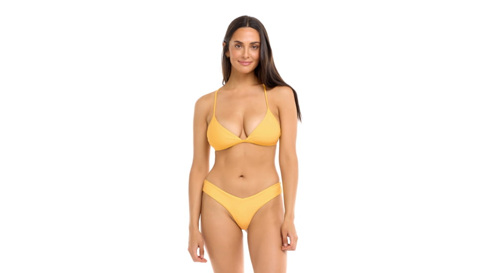 Body Glove Smoothies Evelyn Fixed Triangle Bikini Top - Canary 900F33D7, XL, Canary, 39-506326-Canary-XL