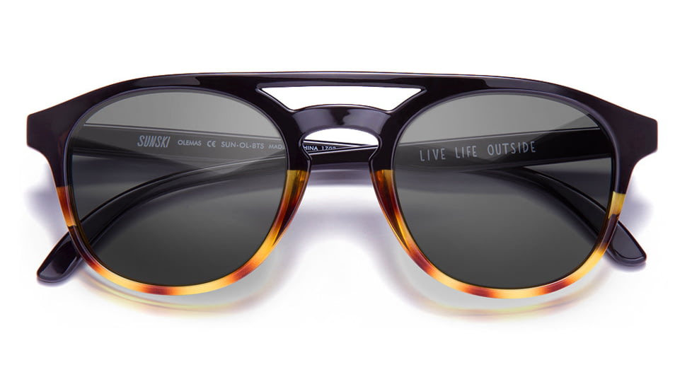 Sunski Olema Lens Kit 22D16C6D, Black Tortoise Slate, KIT-OL-BTS