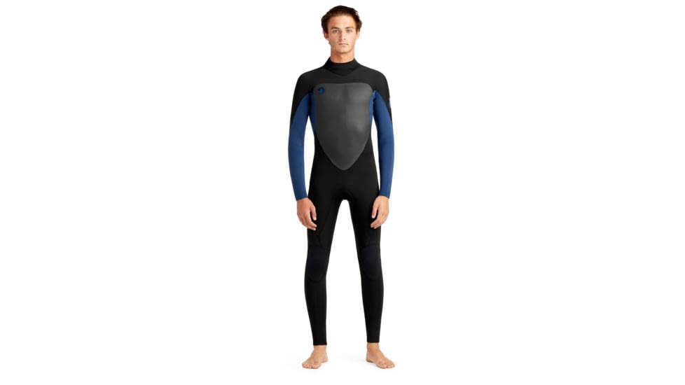 Body Glove Phoenix 4/3mm Mens Back-Zip Fullsuit - Blue 0D59D045, LT, Blue, 19113-BLU-LT