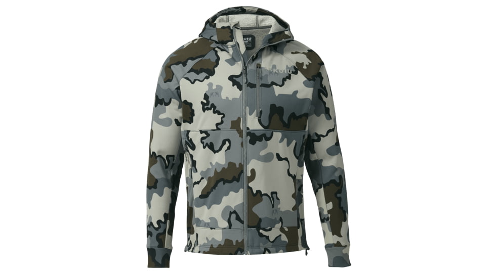 KUIU StrongFleece 275 Full Zip Hunting Hoodie - Men's, Vias, 3XL, Adult, Male, 7490136440990