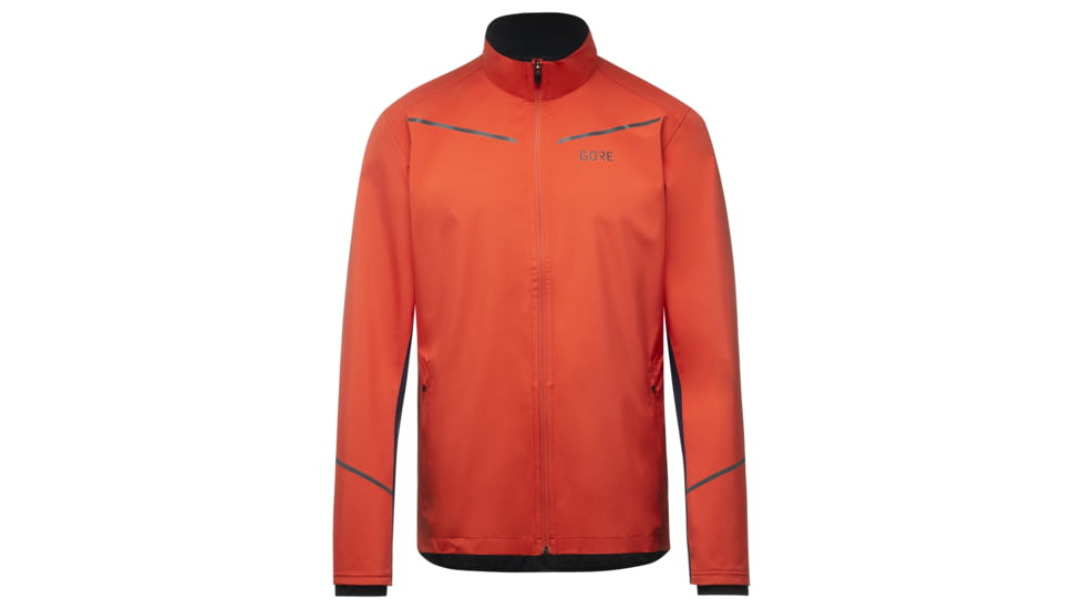 GOREWEAR Mens R3 Partial GORE-TEX INFINIUMTM Running Jacket in Fireball/Orbit Blue XL Regular fit Windproof D943F9D0, 100624-AYAU-XXL