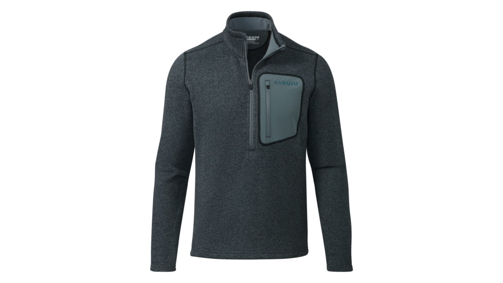 KUIU Base Camp Pullover Sweater in Navy Heather Size 3XL A395AA12, Navy Heather, 3XL, Adult, Male, 7644103999646