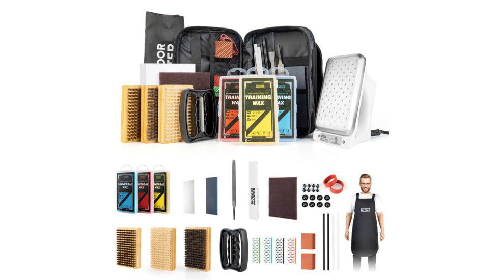 Outdoor Master Snowboard Waxing Kit Upgrade B812657A, snowboard-wax-kit-pro-version