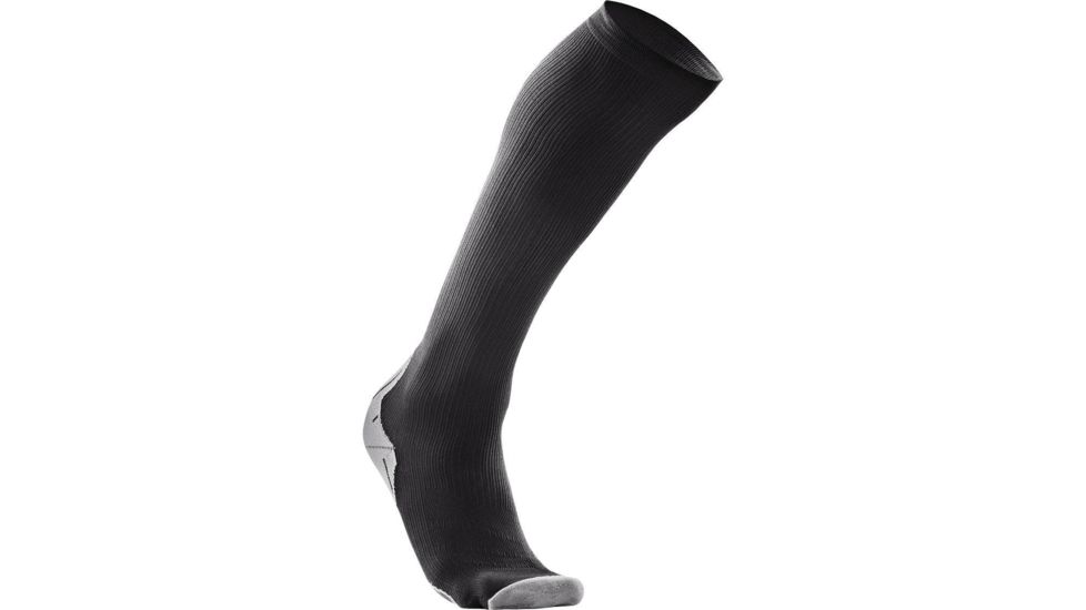 2XU Compression Recovery Socks - Women's-Black/Black-Large
