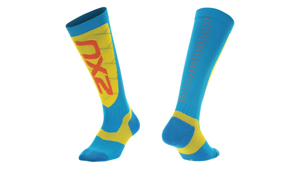 2XU Elite Comp Sock Men Black Md 3364E BLK/GRY M