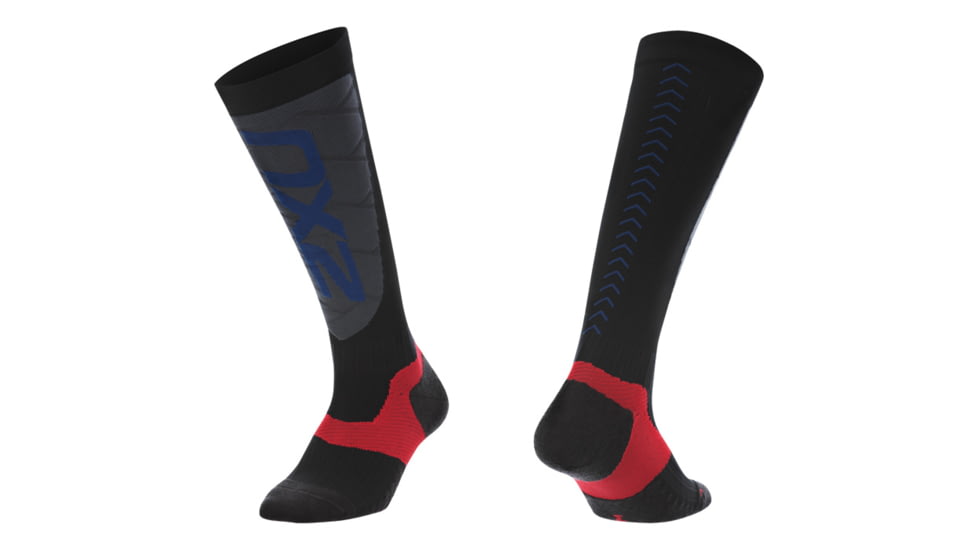 2XU Elite Comp Sock Men Black Md 3364E BLK/GRY M