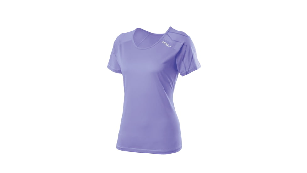2XU Ghst Short Sleeve Top - Womens-Amethyst-Medium